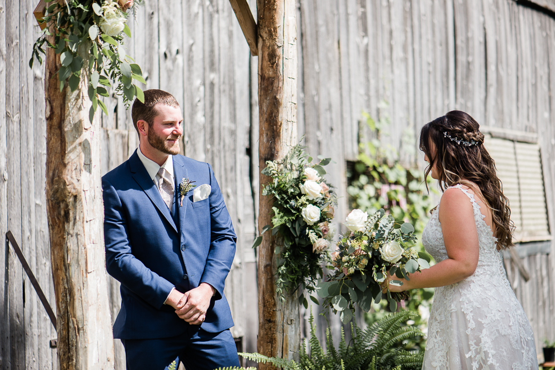 Gorrie Ontario Backyard Wedding