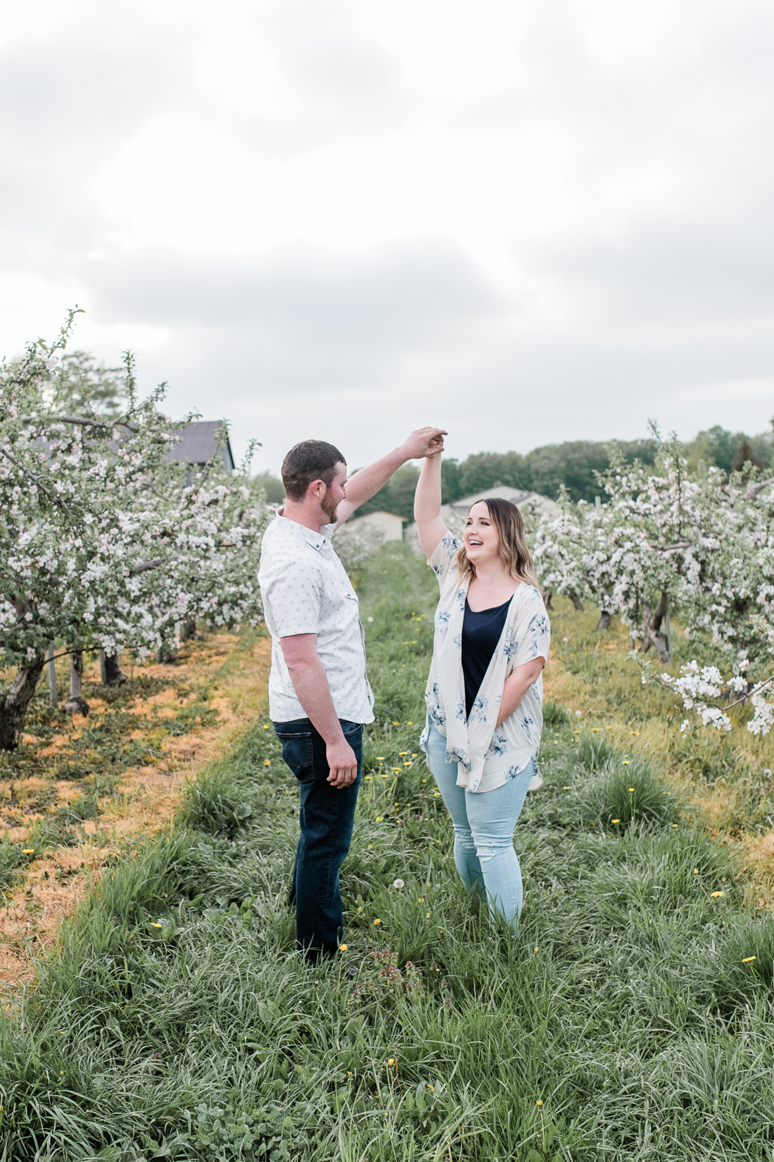 Apple Orchard Engagement Session