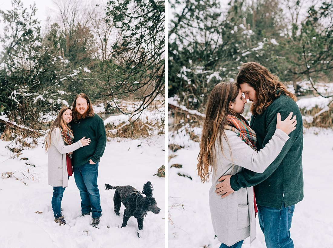 Bannockburn Winter Engagement Session