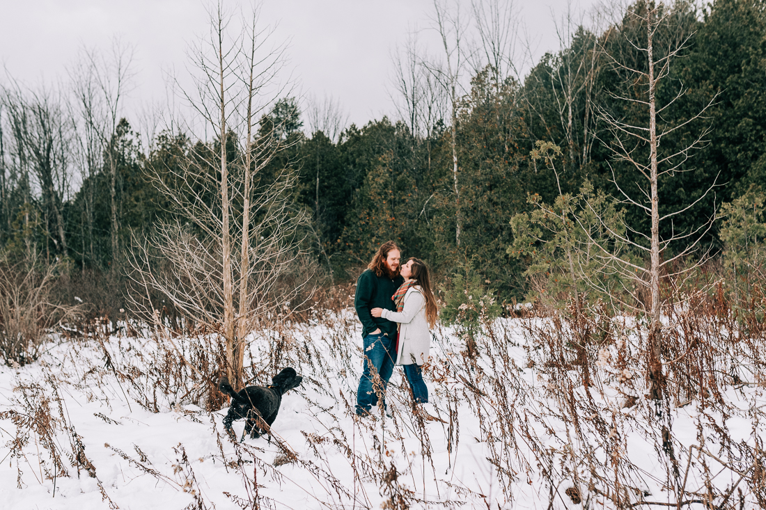 Bannockburn Winter Engagement Session