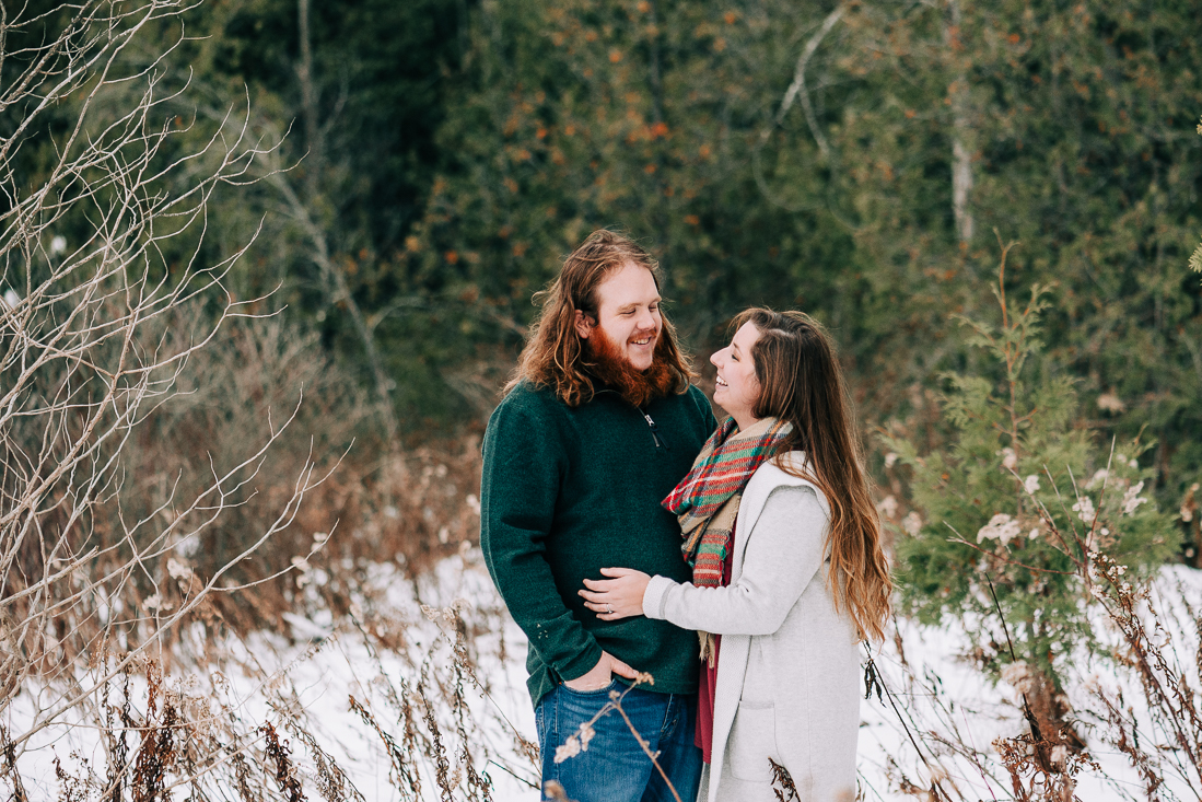 Bannockburn Winter Engagement Session