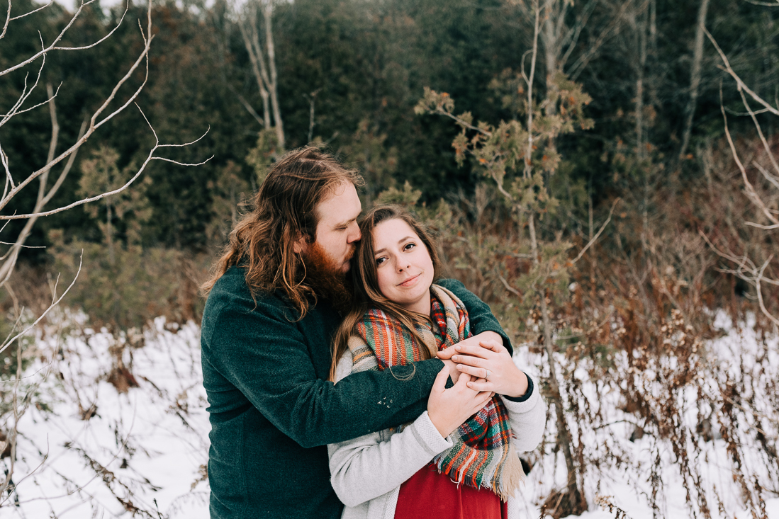 Bannockburn Winter Engagement Session