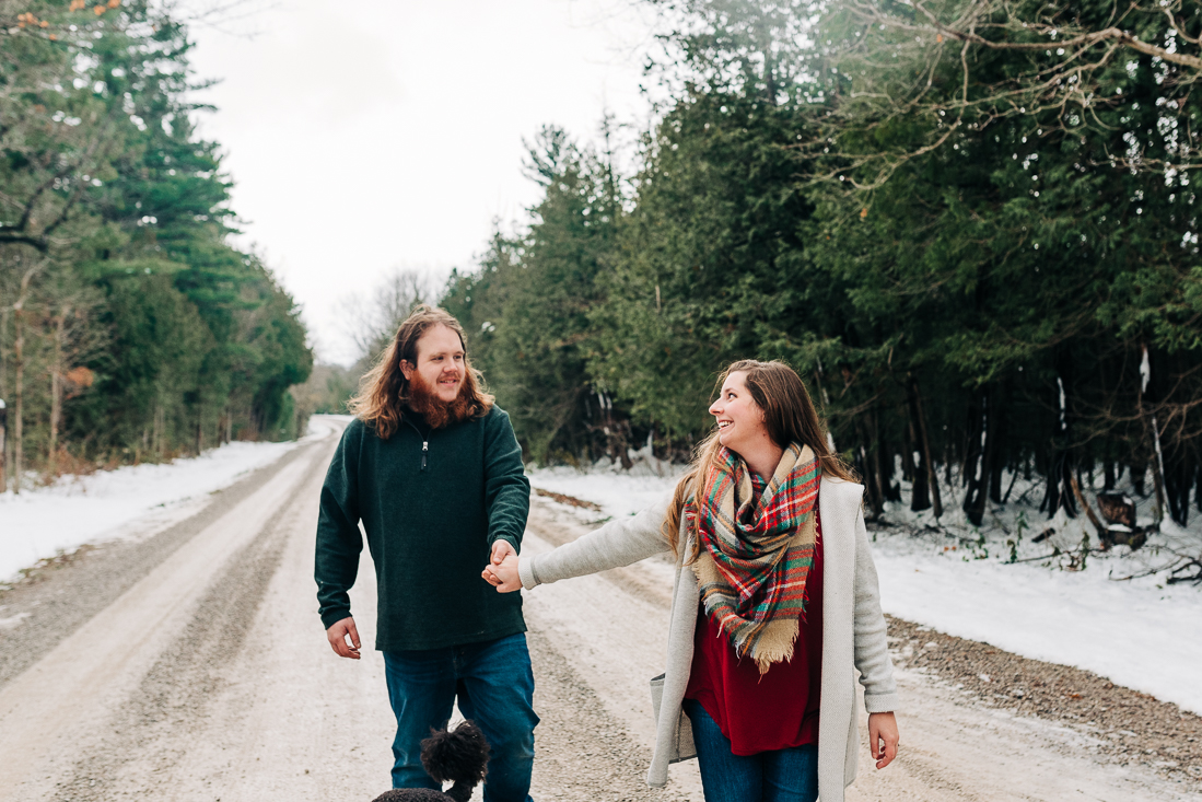 Bannockburn Winter Engagement Session