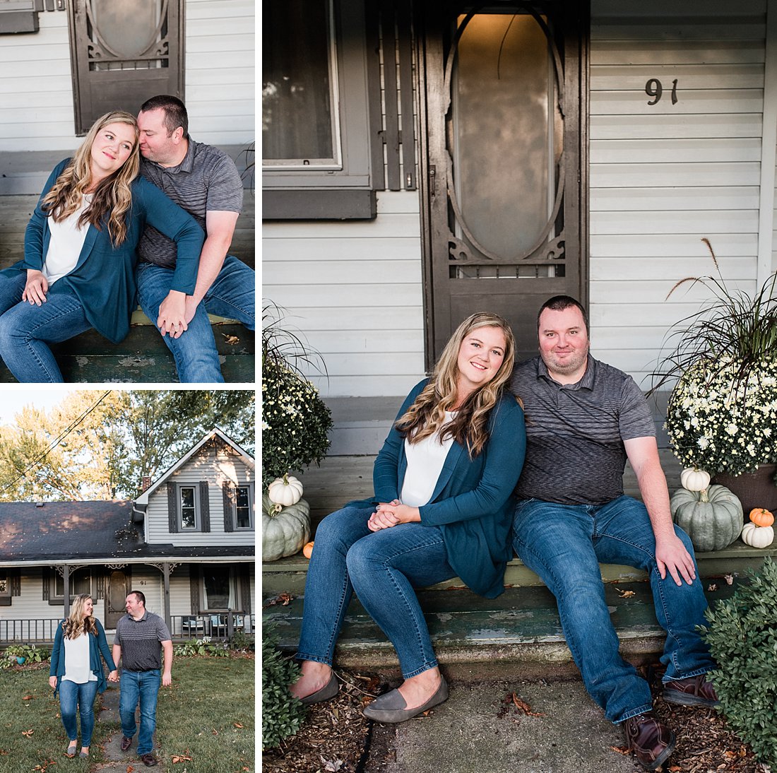 Intimate Backyard Engagement Session