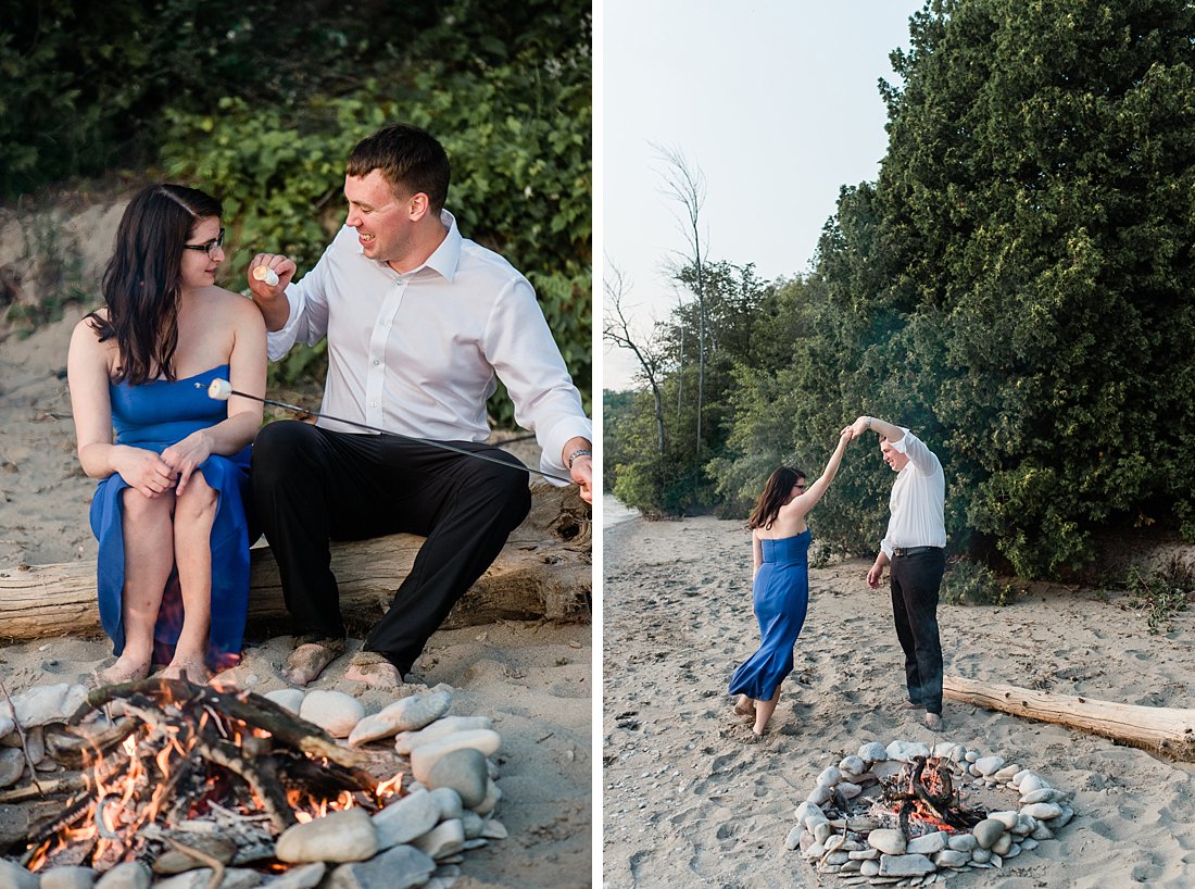 Lake Huron Engagement Session