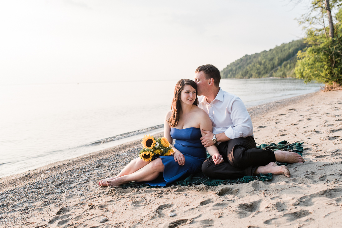 Lake Huron Engagement Session