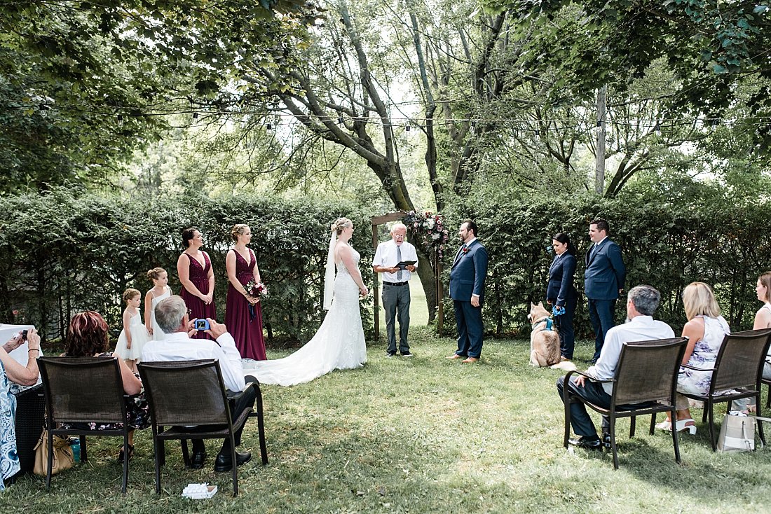 Clinton Ontario Backyard Wedding