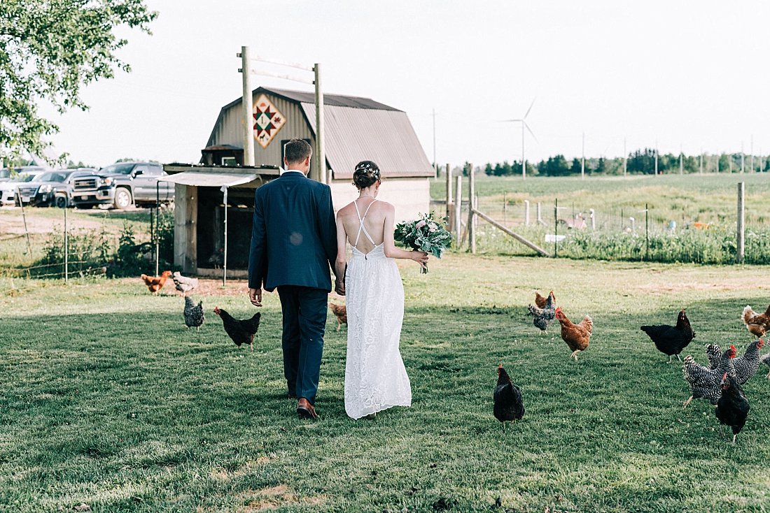 Rural Ontario Backyard Wedding