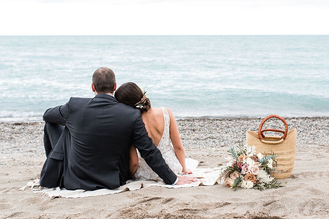 Point Clark Beach Wedding