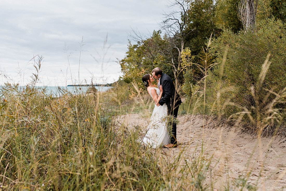 Point Clark Beach Wedding