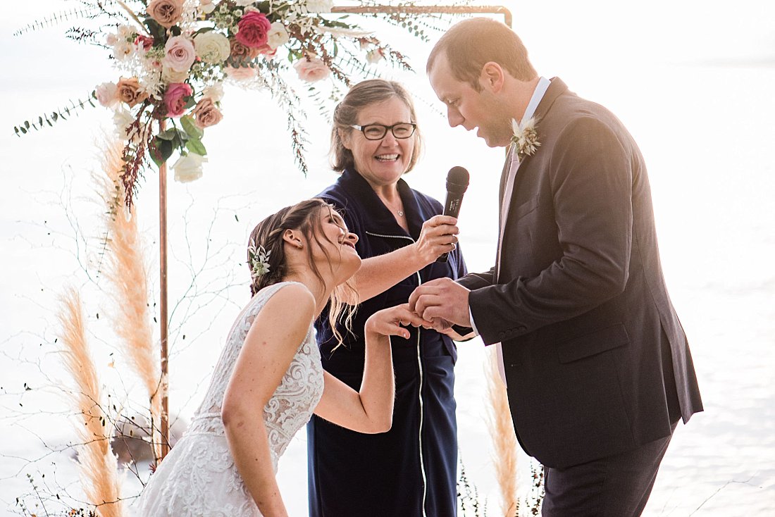 Point Clark Beach Wedding