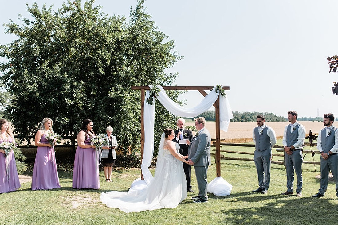 Dublin Ontario Backyard Wedding